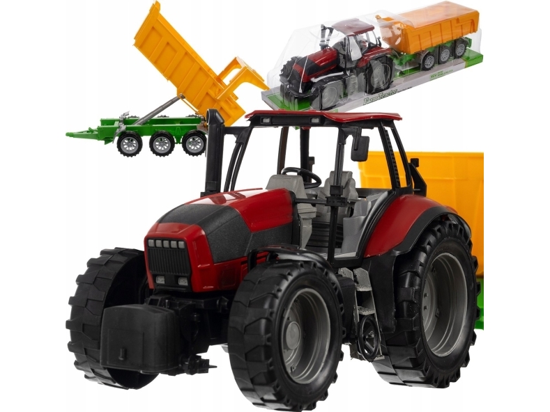 Kruzzel farm-traktor med anhænger 24711