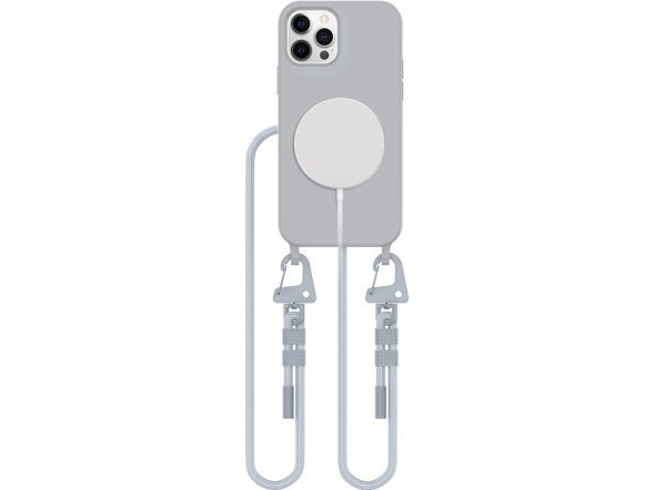 Tech-Protect MAGNECKLACE MagSafe til iPhone 12/12 Pro, crayon grey