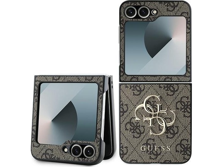 Guess-Overlay Til Samsung Galaxy Z Flip6 Gue003739 Brun 4G Metal Logo