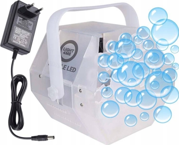 LIGHT4ME BUBBLE LED håndholdt boblemaskine effektiv bobleproducent