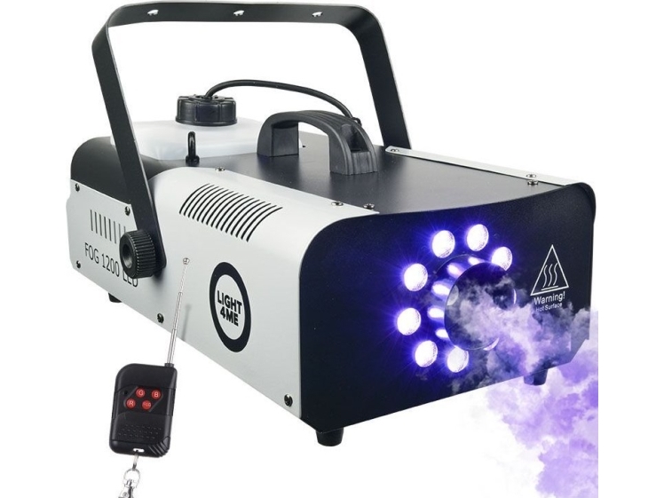 LIGHT4ME FOG 1200 LED fog smoke generator fjernbetjening