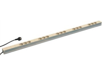 Schroff Steckdosenleiste (Rack - Einbaufähig) - Wechselstrom 230 V - Ausgangsanschlüsse: 15 - 1U - 48.3 Cm (19") (60110204)