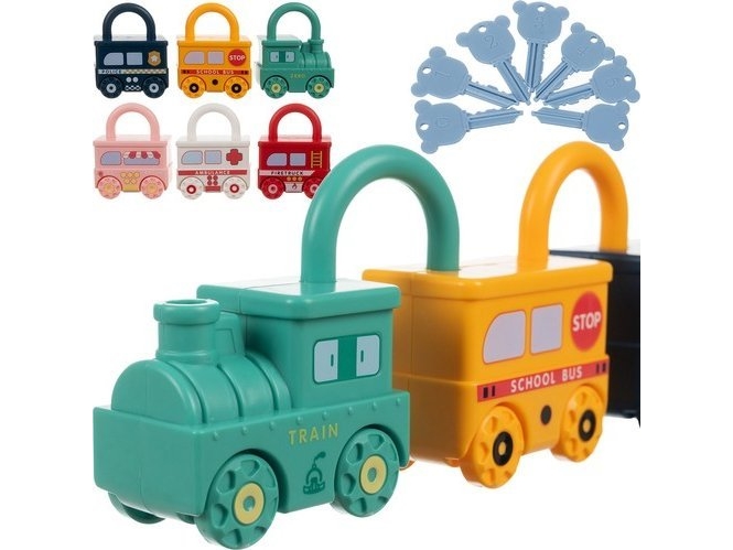 Kruzzel pædagogisk puslespil - legetøjsbil 24712