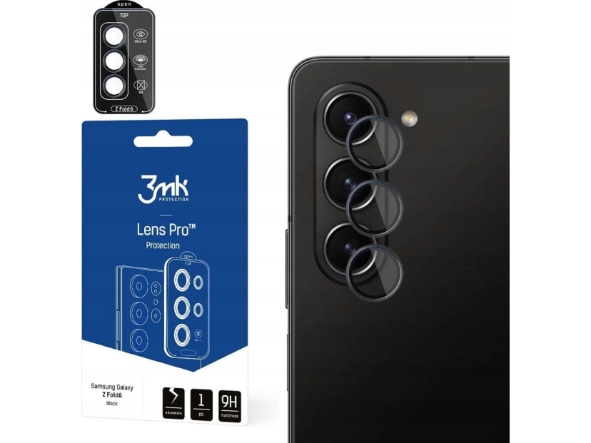 3Mk 3Mk Lens Protection Pro Til Samsung Galaxy Z Fold 6, Sort