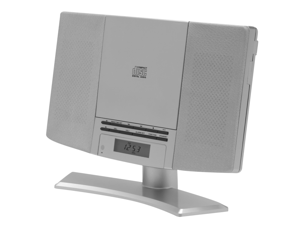 DENVER MC-5220SILVERMK2 - Äänentoistojärjestelmä - hopea