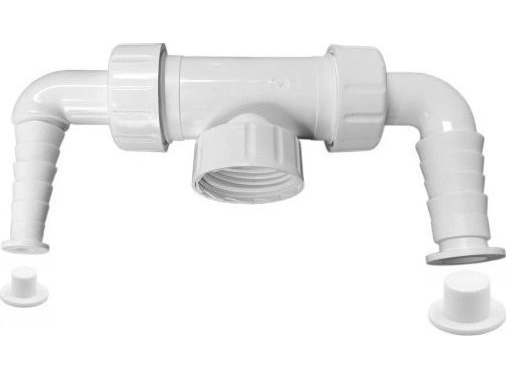 Slange Til Vaskemaskine Og Opvaskemaskine Un Connector Double Connection For Washing Machine, Dishwasher 1'' (1 Batch)