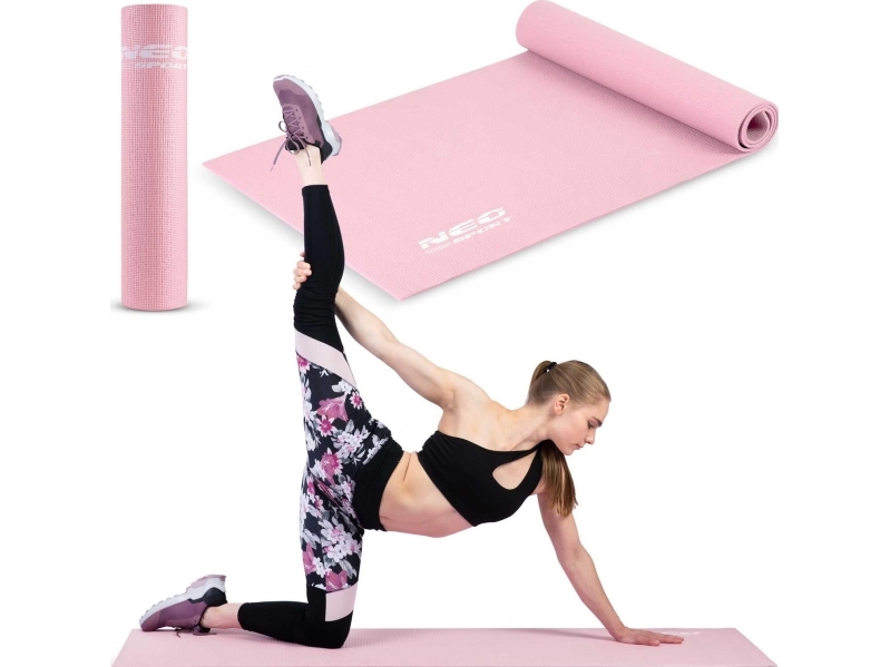 Mankštos kilimėlis 173 x 61 cm Neo-Sport - 192101 rožinė