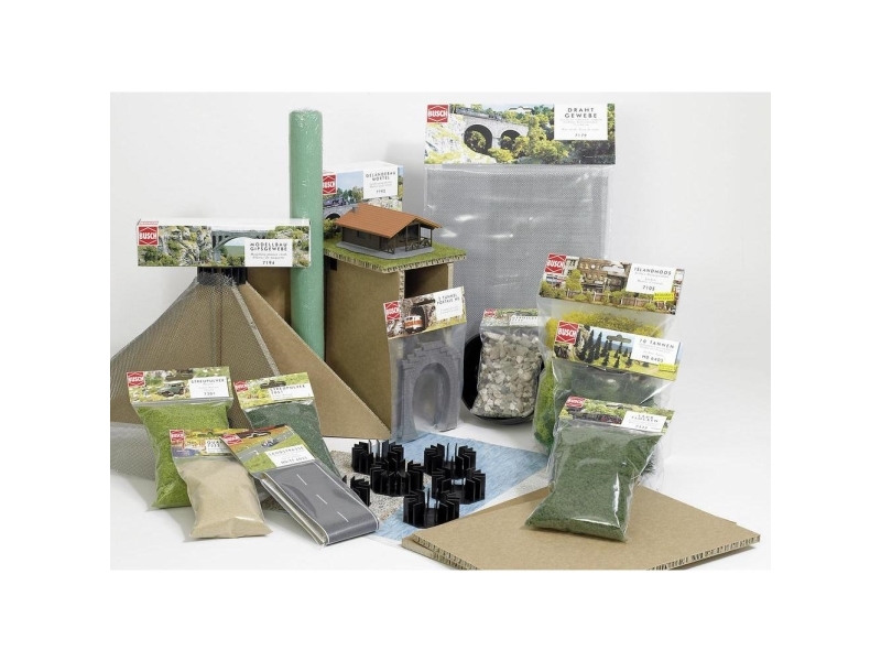 Busch 7188 startset landskap | Hobby - Modelljärnväg - Markbyggnader | GameStuff