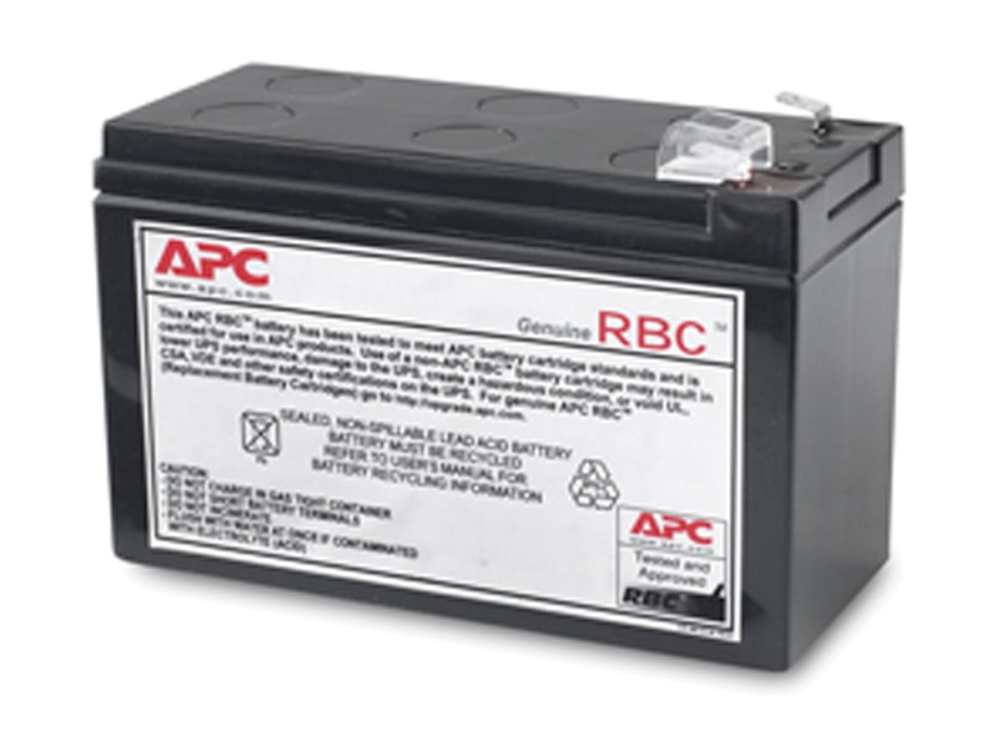 APC:n korvaava akkukasetti #110 - UPS-akku - 1 x akku - Blysyre - lajittelu - seuraaviin tuotteisiin: BE650G2-CP, BE650G2-FR, BE650G2-GR, BE650G2-IT, BE650G2-SP, BE650G2-UK, BR650MI