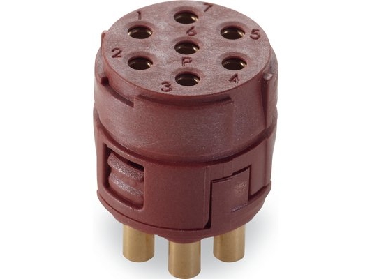 Lapp EPIC SIGNAL M23, Lige, Hunstik, 150 V, 18 A, Brun, Metal