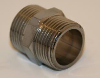 BRÖSTNIPPEL 3/4 GUNMETAL KROM | Ledningar - låg ström | GameStuff