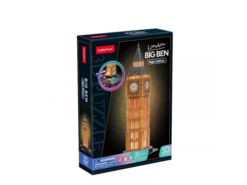 Cubic Fun 3D Big Ben Puzzle (Nachtversion)