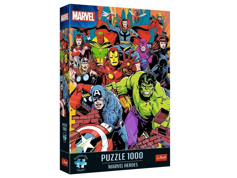 Trefl Puzzle 1000 Elemente Premium Plus Qualität Marvel Heroes