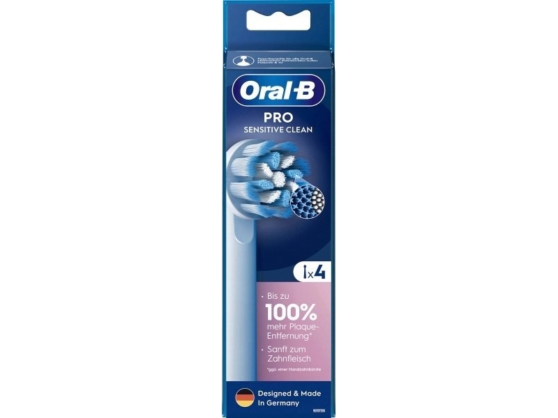 Oral-B Sensitive Clean , 4 Stk, Hvid, 3 Måned(Er), Ekstra Blød, Oral-B, Kasse