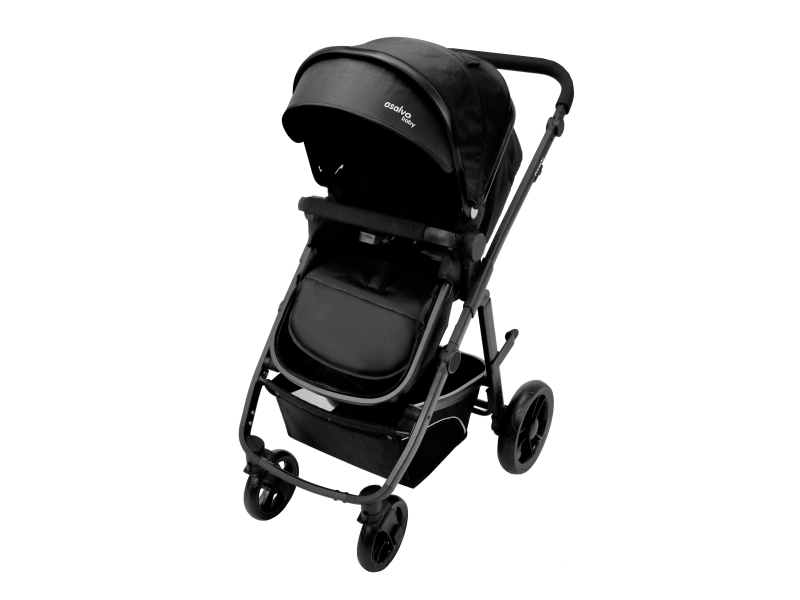 Asalvo Klapvogn Sæt Travel System Oslo 2, Sort