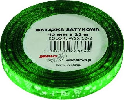 Brewis Weihnachts-Satinband 25Mm X 22M Farbe 9 Brewis