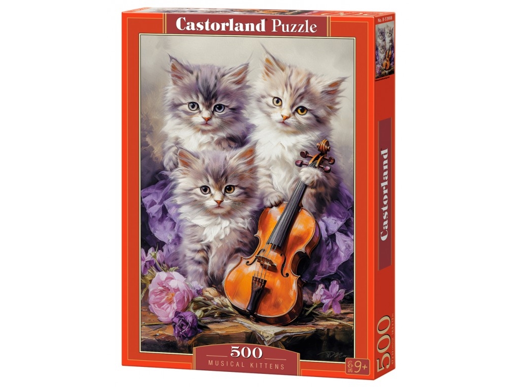 Castorland Puslespil 500 Musical Kittens Castor
