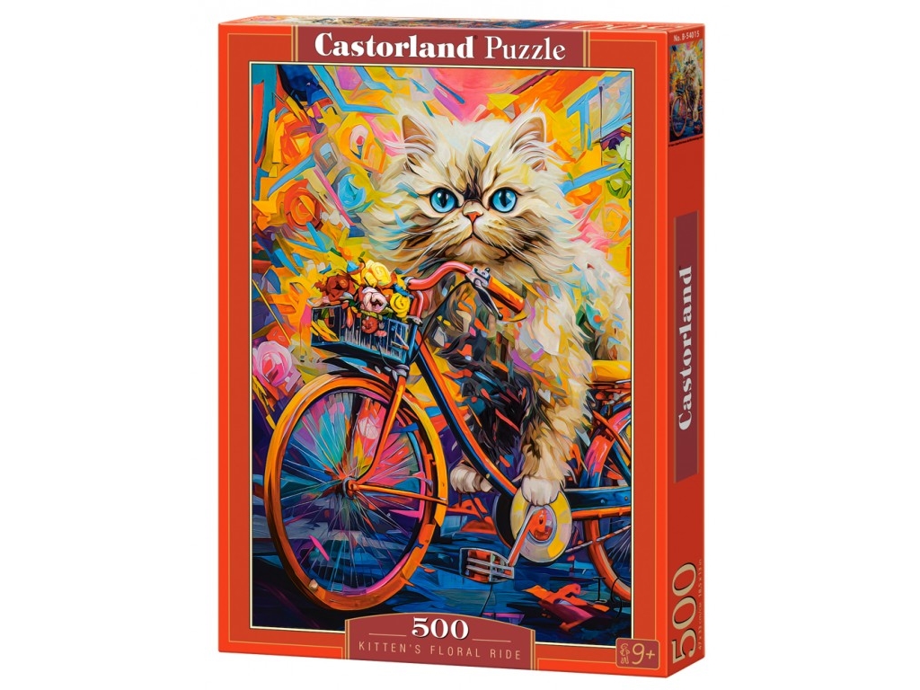 Castorland Puslespil 500 Brikker Kittens' Floral Ride Castor