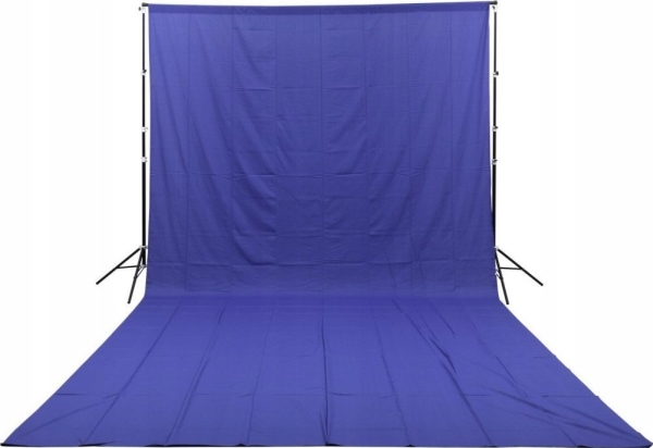 GlareOne Blue Screen (blåt baggrundsmateriale) 3x6
