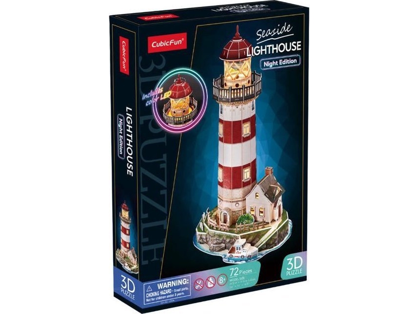 Cubic Fun Cubicfun 3D Dėlionė Su Led „Švyturys“
