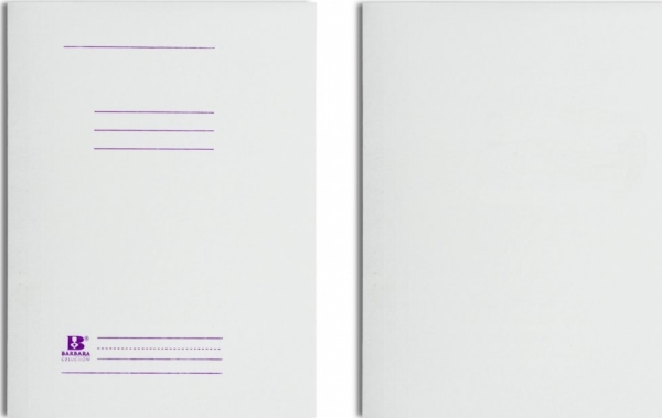 Barbara Skoroszyt z listwą A4 BARBARA 0820010BN biały tektura 350g 50szt | Arkivering - Letter orders - Carton letter order | GameStuff