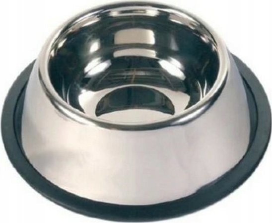 Lupi Pets Metallschüssel Mit Gummi Spaniel 0,9 L 18 Cm