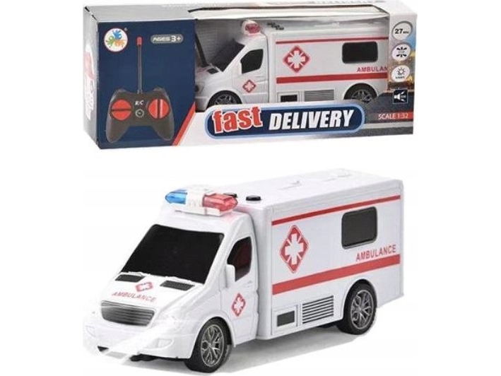 PROMO Ambulance R/C-læsser med lys og lyd 300245