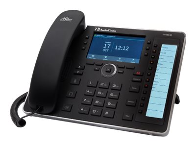 Audiocodes 445Hd, Ip-Telefon, Schwarz, Kabelgebundenes Mobilteil, Sip-Info, Tasten, Lcd