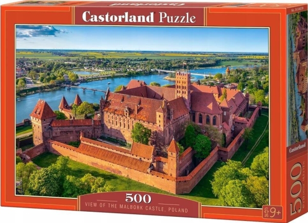 Puzzle 500 Elemente Ansicht Der Burg Malbork Polen