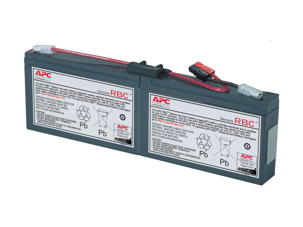 Apc Replacement Battery Cartridge #18 - Ups-Batteri - 1 X Batteri - Blysyre - Sort - For P/N: Ap1250rm, Ps450, Sc1500, Sc250rm1u, Sc250rmi1u, Sc450r1