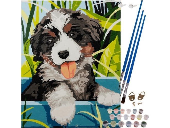 Maaleo Painting By Numbers 40X30cm- Dog Maaleo 22780