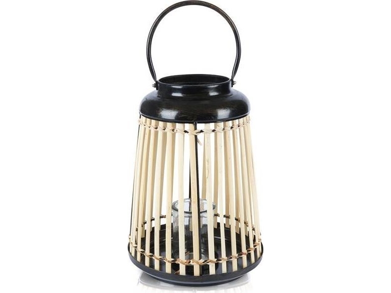 Home Styling Collection lykt bambu för värmeljus 33 cm | Bordssättning - Bar & vin - Ljusstakar och Lampor | GameStuff