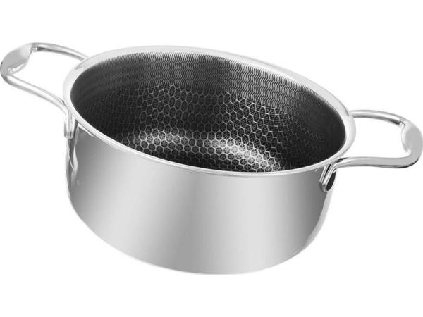 Nava Gryde I Stål Med Non-Stick Premium Cookcell Orion, 20 Cm, 2,75 L
