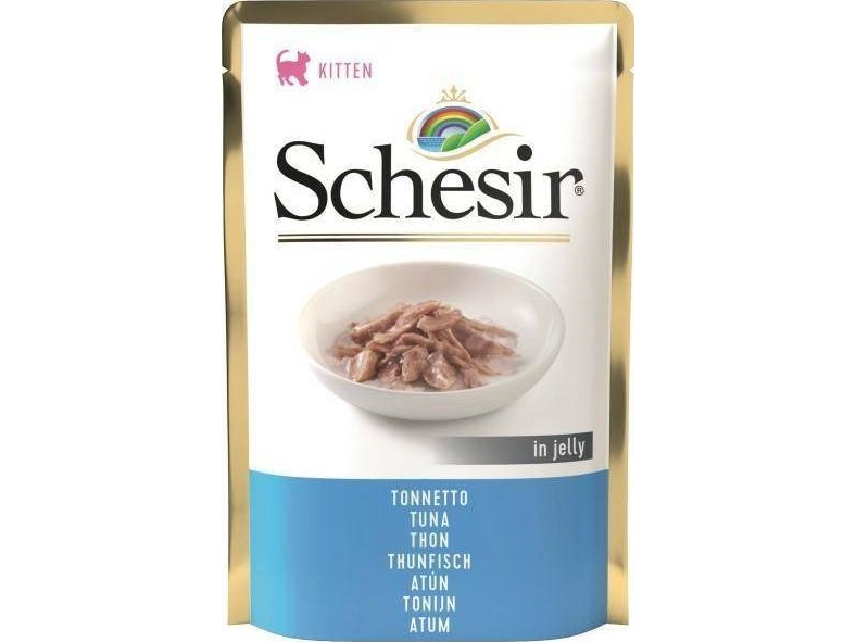 Schesir SCHESIR CAT påse 85g KITTEN TUNNUT i gelé | Sällskapsdjur - Katt - Kattmat | GameStuff