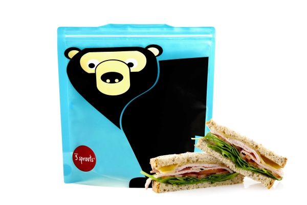 3 Sprouts sandwichpåsar (2 st), Bjørn | Andra leksaksmärken - A-E - 3 groddar | GameStuff