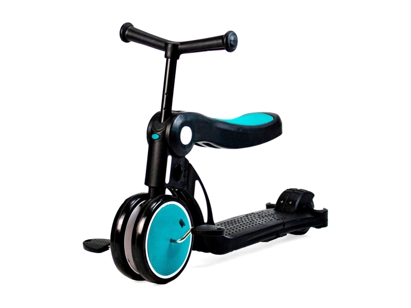 Asalvo Trehjulet Cykel 5 I 1 Ride And Role, Aqua