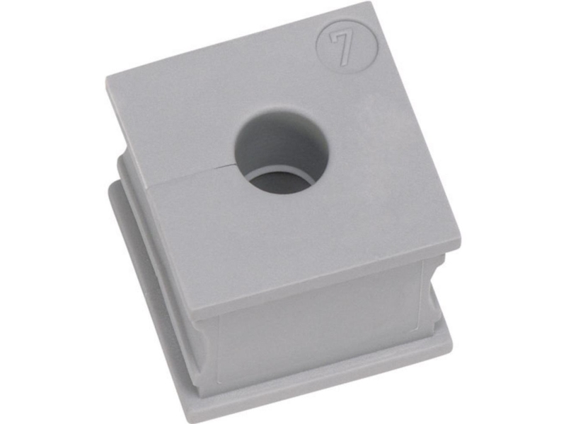 Icotek Kt 13 Kabelgennemføring Slidset Klemme-Durchmesser (Max.) 14 Mm Elastomer Grå 1 Stk