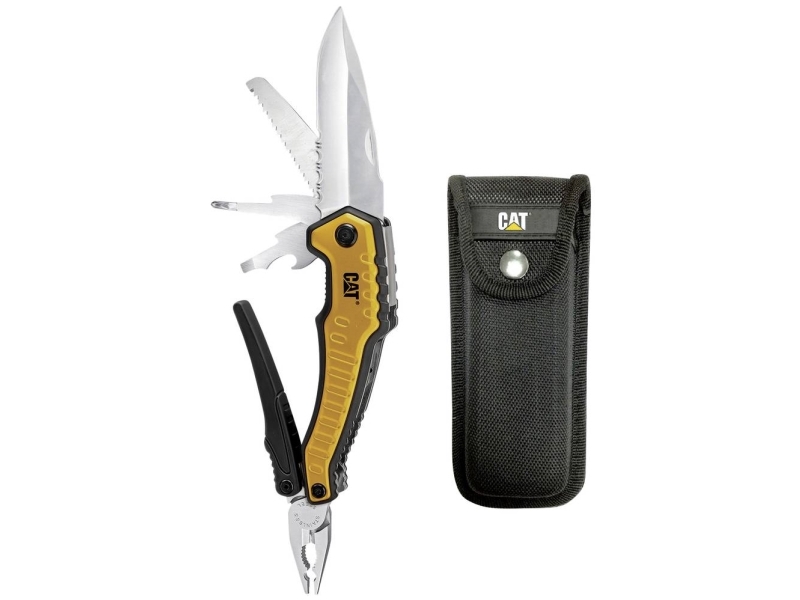 Cat 980381Lg Multitool Mit 9 Funktionen - Zange, Messer, Säge, Feile Und Mehr