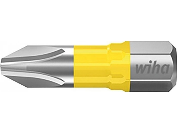 Wiha 41587, 5 Stück(E), Phillips, Ph 3, 25 Mm, 25,4 / 4 Mm (1 / 4 Zoll), Hexagonal