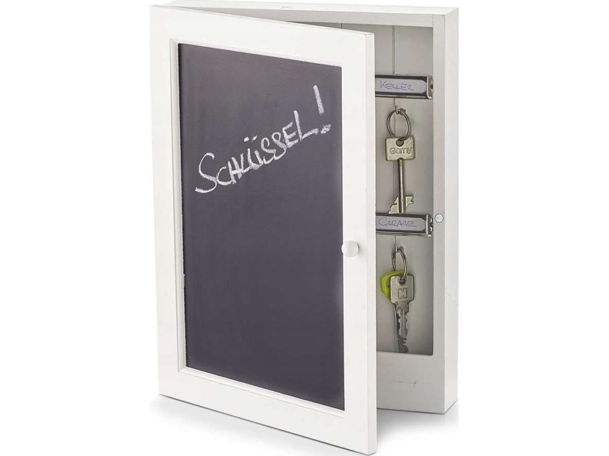 Zeller nyckelskåp med skrivtavla BLACKBOARD, 22x5x30 cm, ZEELER | Möbler - Tillbehör - Nyckelkabiner & tillbehör | GameStuff