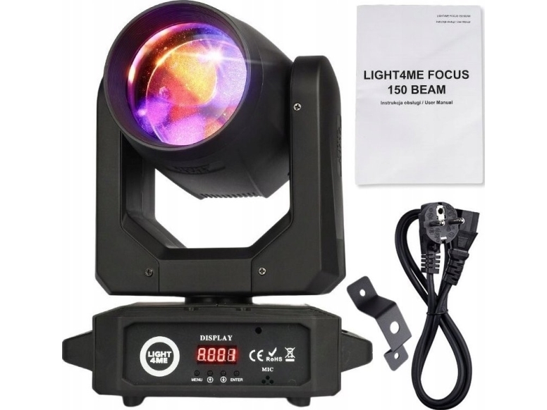 Light4me Focus 150 Beam Glowica Drehende Led-Stagebeleuchtung