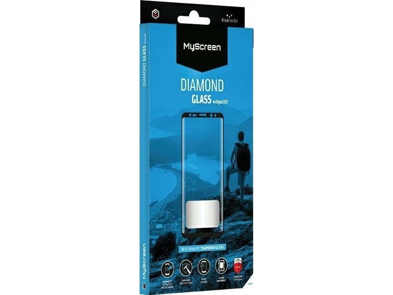 Myscreen Protector Vivo V30 5G - Myscreen Diamond Glass Edge3d Hærdet Glas Til Fuld Skærm (Sort Ramme)