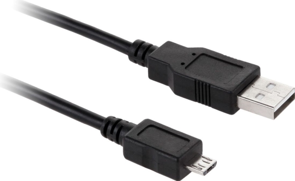 Usb-Kabel Cabletech Usb-A Auf Microusb Schwarz (Kpo3874-1)