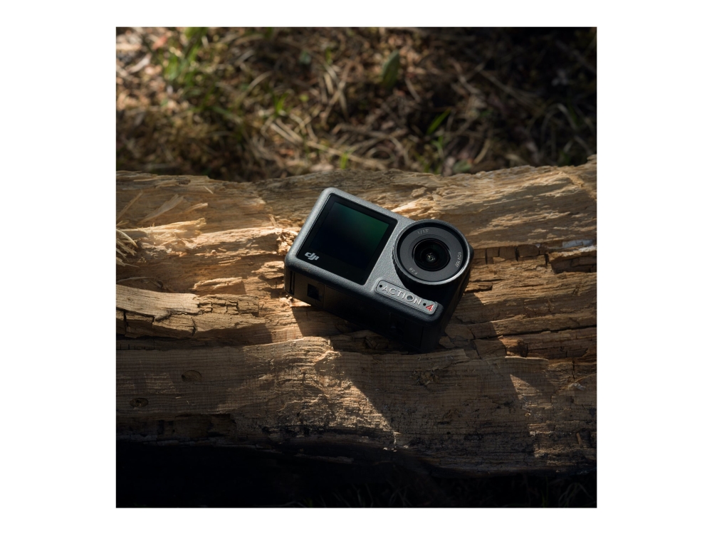 DJI Osmo Action 4 - Aktionkamera - 4 K / 120 fps - Wi-Fi, Bluetooth - undervatten upp till 18 m | Foto och video - Videokamera - Videokamera för action | GameStuff