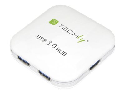 Techly - Hub - 4 X Superspeed Usb 3.0 - Desktop