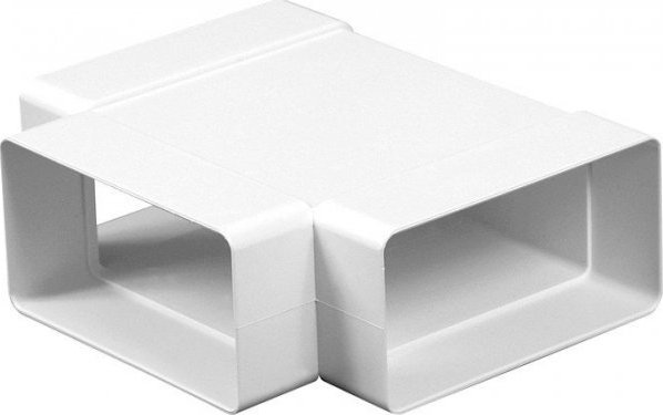 AWENTA vertikalt T-stycke platt (75x150/125) (1 st) | Ventilation & Klimat - Ventilation - Kanal Fläktar | GameStuff