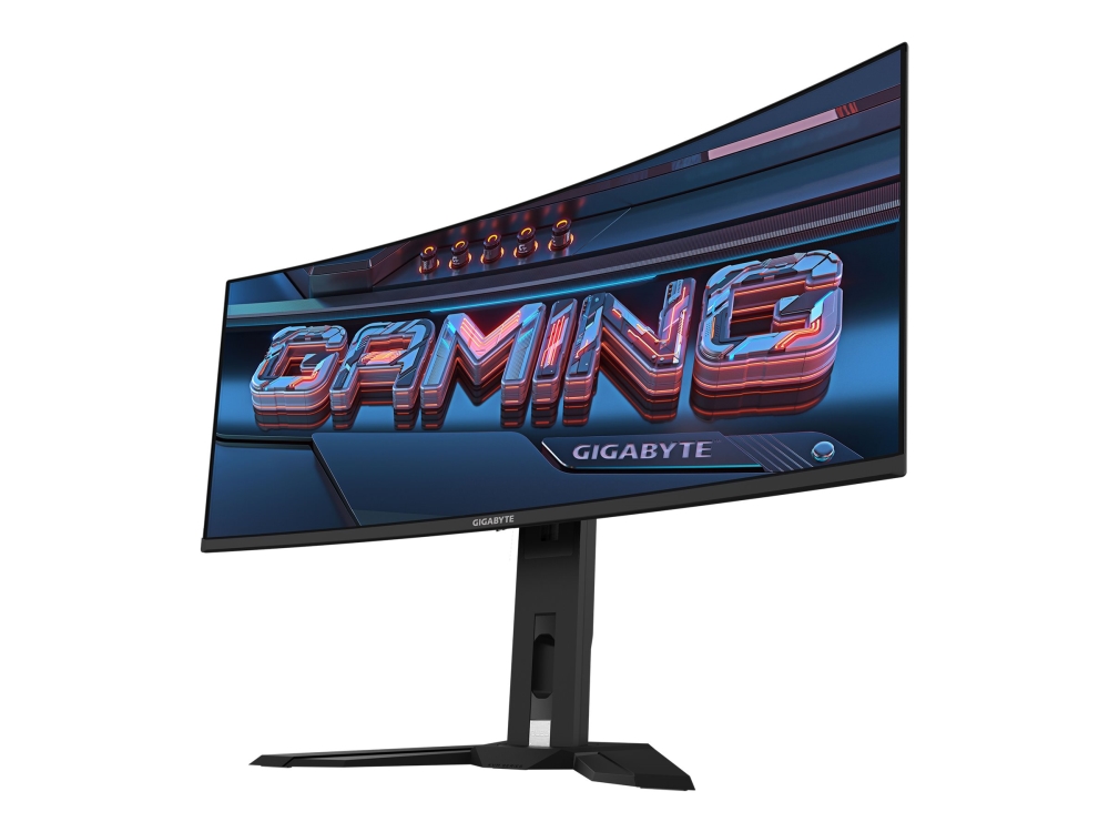 Gigabyte Oled Wqhd Curved Gaming Monitor Mo34wqc2 - 34 Zoll, 3440 X 1440, 240Hz, 0,03Ms, Kvm, 250 Cd/M², Freesync Premium Pro, Displayhdr True Black