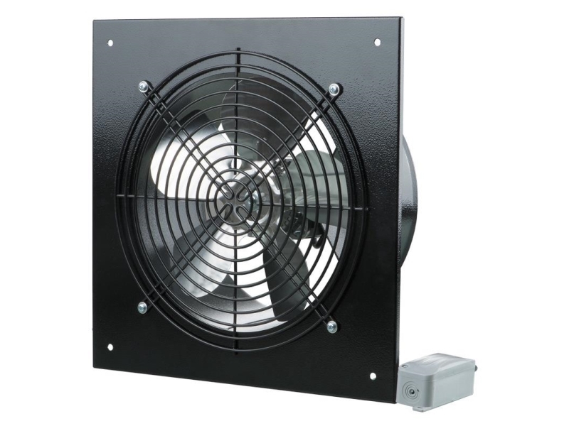 Vents vægventilator Ø200 43W 230V sort (OV1200)