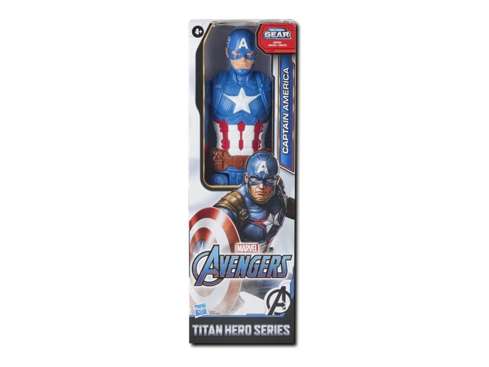 Marvel Avengers Captain America 4 År Blå Rød Hvid Plast
