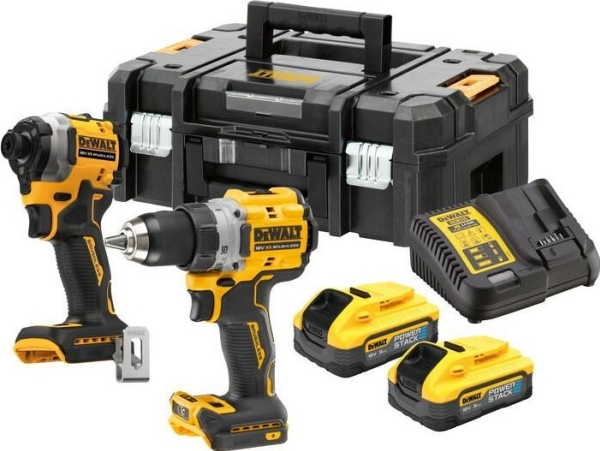 Dewalt Set Combo 18V Dck2051h2t (Dcd800+Dcf850) 2X1.7Ah Powerstack Tstak